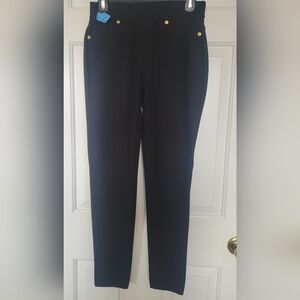 Michael Kors Black Fabric with Gold Accent